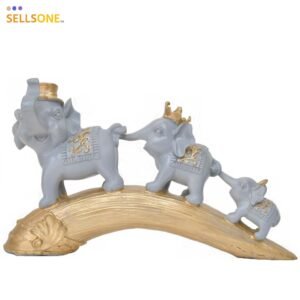 Elegant Elephant Family Decor