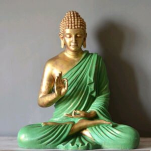 Green Buddha Statue - 23 Inch